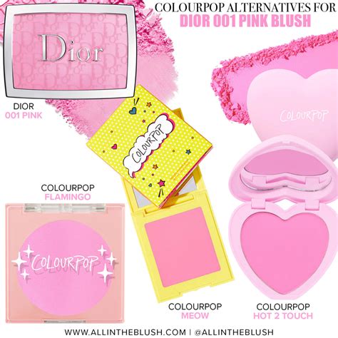 dior pink lilac blush dupe|dior 001 colour pop dupe.